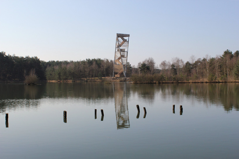 mamu architects lommel viewing tower designboom