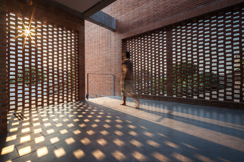 artfully built brick residence in bangkok by junsekino