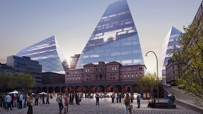 BIG, MVRDV + snøhetta unveil proposals for oslo's government quarter