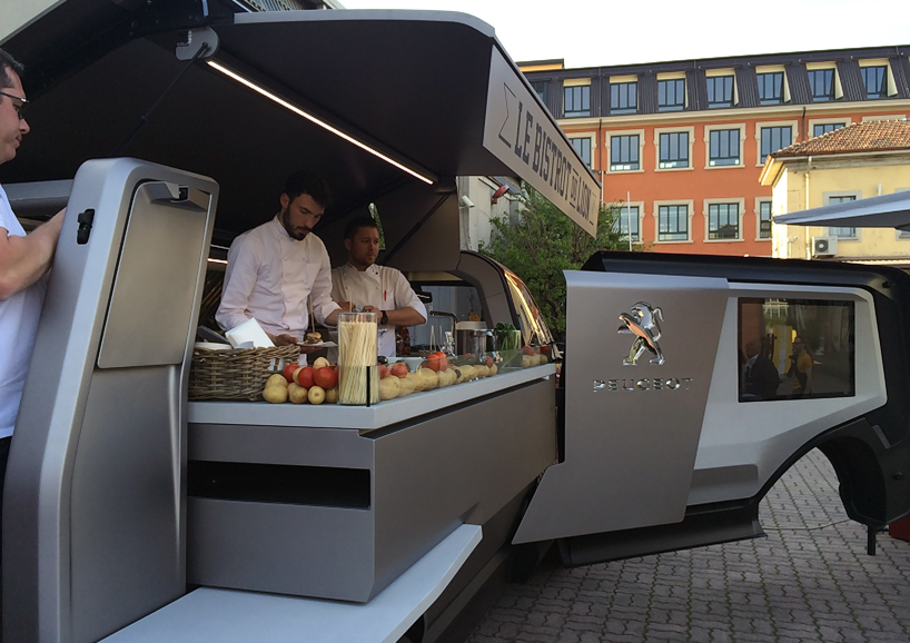  peugeot food truck pone el restaurante sobre ruedas para la expo mundial