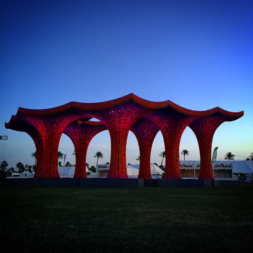 ball nogues pulp pavilion coachella designboom