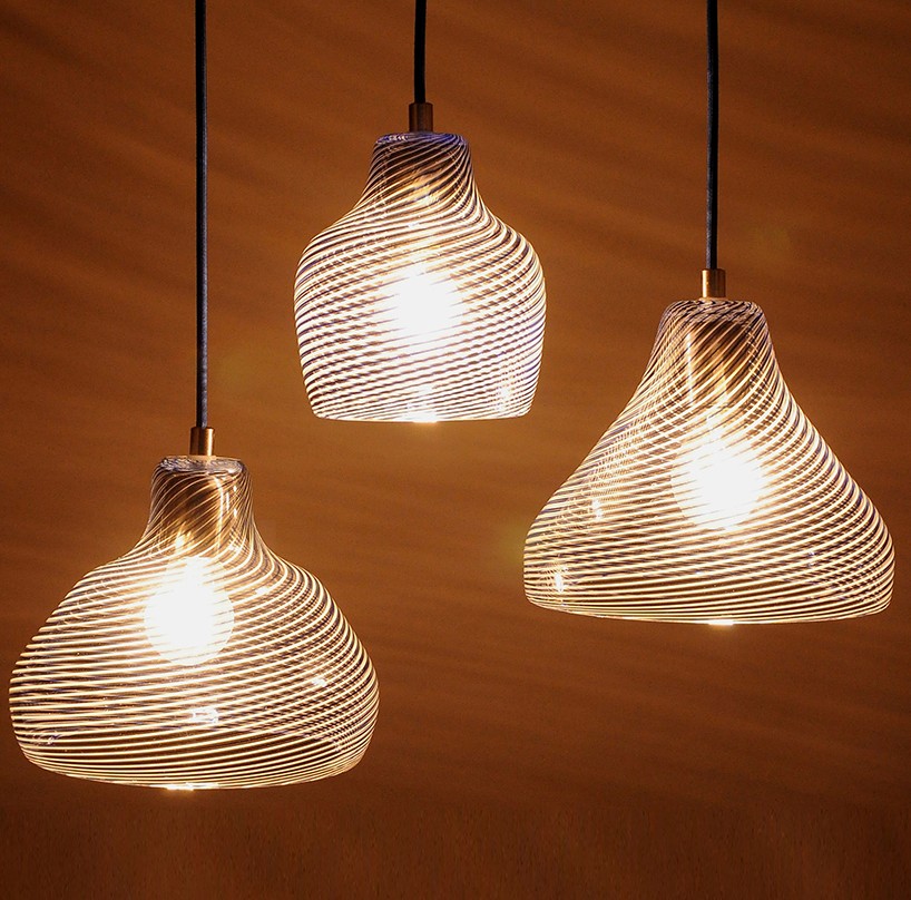  rezzan hasoglu moirai glass lamps designboom