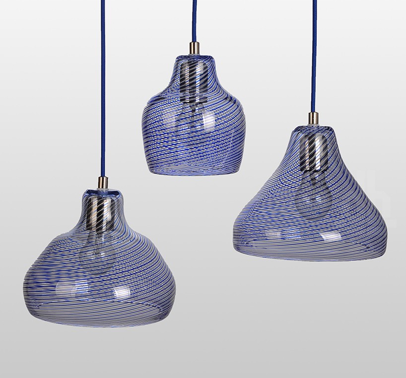 rezzan hasoglu reinterprets turkish heritage with moirai glass lamps