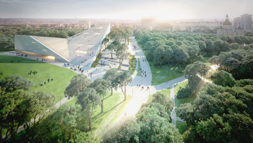 snøhetta sanaa new national gallery ludwig museum in budapest designboom