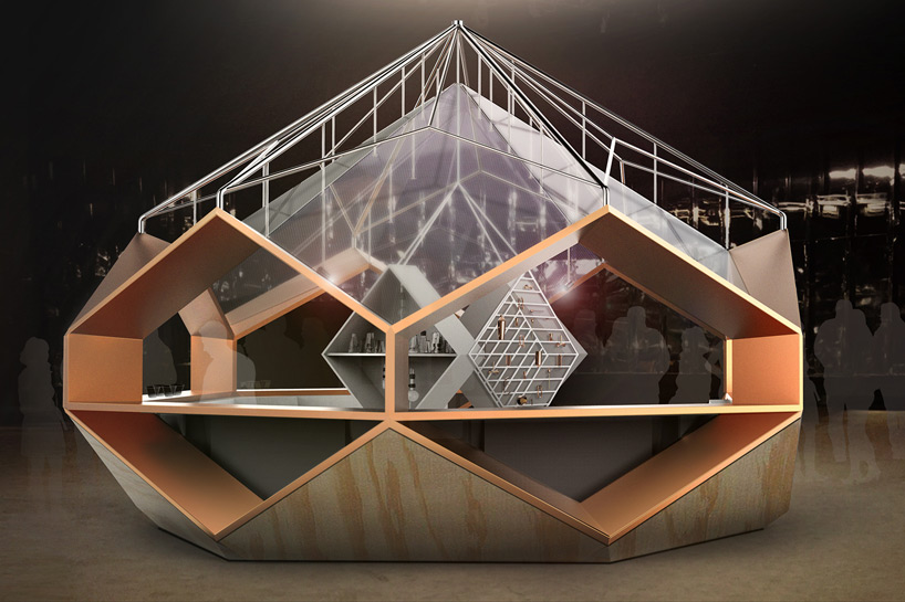 sodastream MIX + alchemy lounge by yves béhar at milan design week