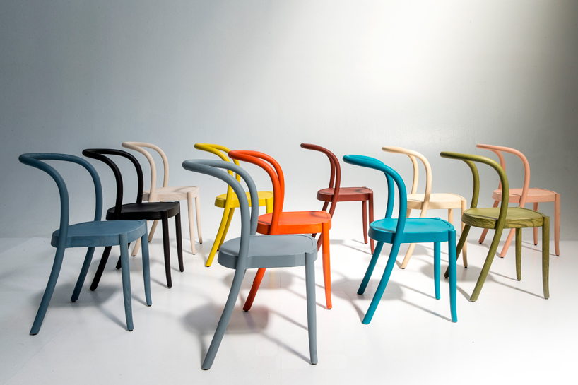 st. mark by martino gamper for moroso rethinks traditional bentwood chair