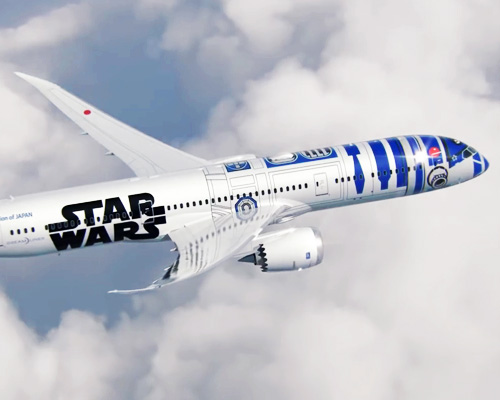 ANA's star wars themed R2-D2 aircraft to take passengers far, far away