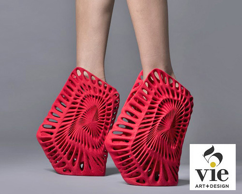 united nude + 3D systems present re-inventing shoes during milan design week