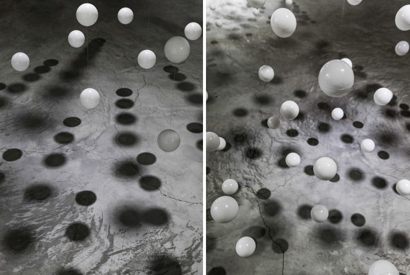 update studio stillness installation designboom