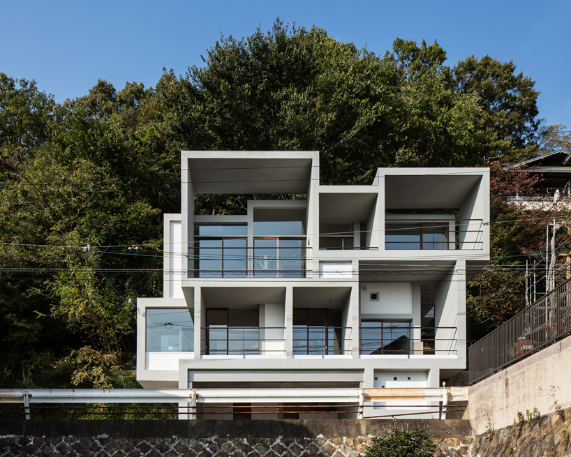 slide house by y+M design office frames views of coastal hyogo
