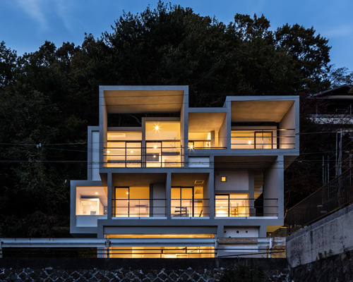 slide house by y+M design office frames views of coastal hyogo