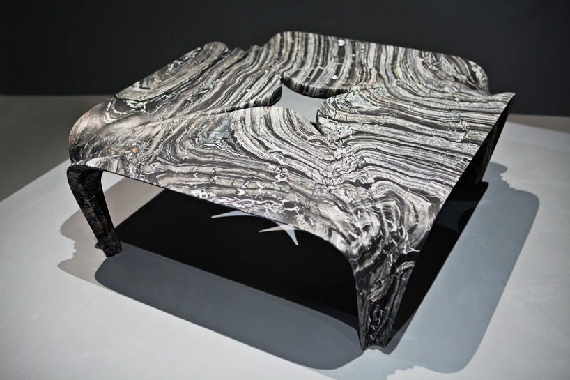 zaha hadid citco tau vases quad tables salone del mobile 2015 designboom