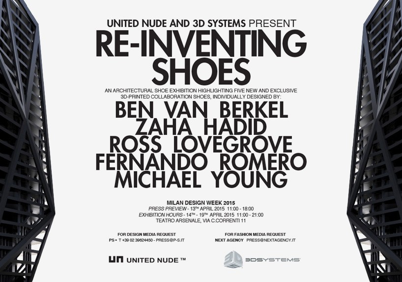 zaha hadid interview united nude re-inventing shoes milan design week designboom