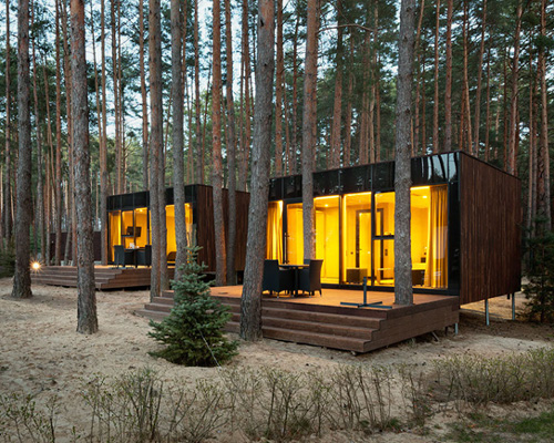 YOD group sets timber guest houses amid ukrainian forest