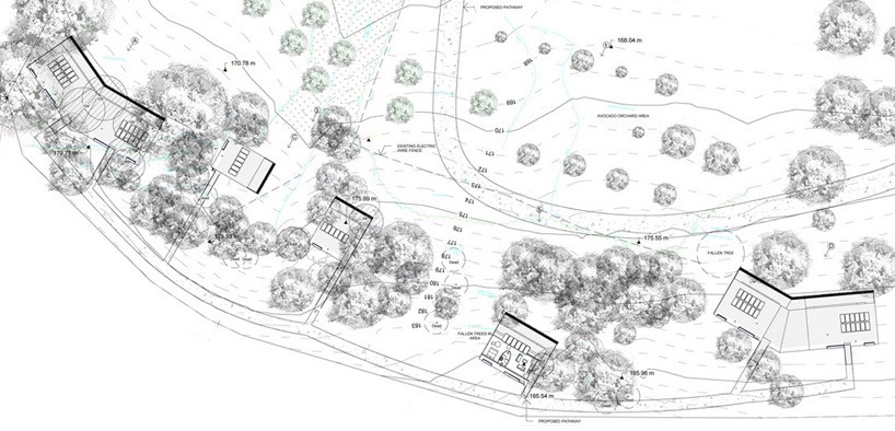 ABA mount cotton eco-cabins designboom ABA mount cotton eco-cabins designboom