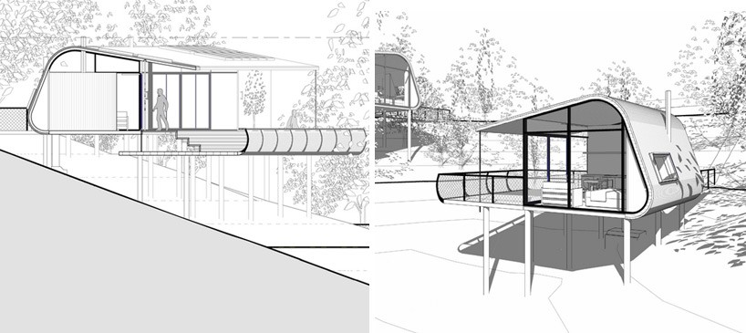 ABA mount cotton eco-cabins designboom ABA mount cotton eco-cabins designboom