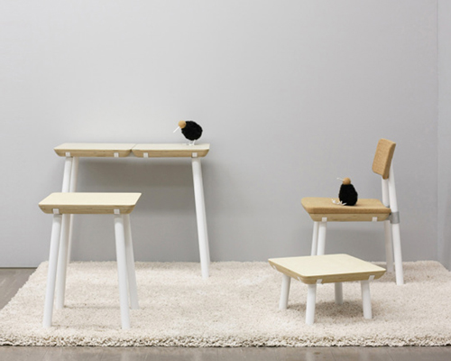 adaptable furniture collection GRO by alex haggar presented during new york design week