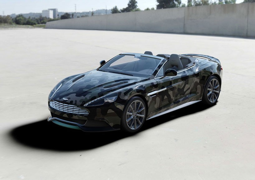 aston martin collaborates with valentino on a distinct V12 vanquish volante