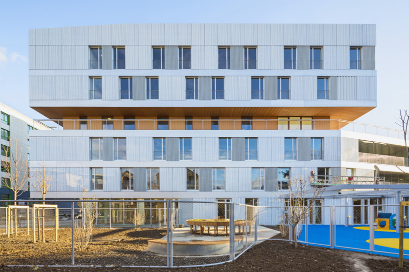atelier zundel cristea AZC residential care home nursery paris designboom