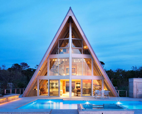 bromley caldari completes A-frame re-think on fire island, new york