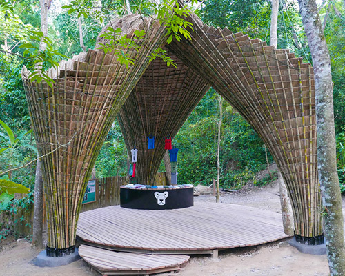 bamboo trees project completed by building trust and atelierCOLE in laos