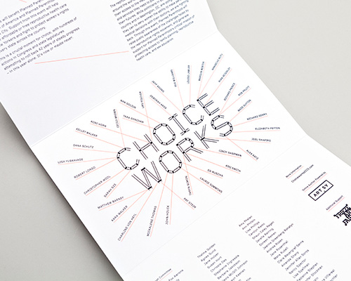 choice works identity by pentagram