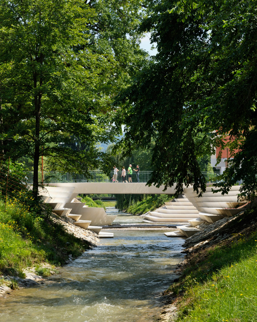 enota promenada velenje city center pedestrian zone slovenia designboom