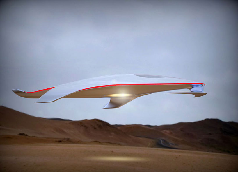 ferrari design director stretches his creative freedom with spaceship concept
