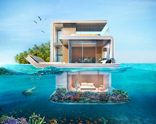 floating seahorse contemporary boat submerges rooms into marine life