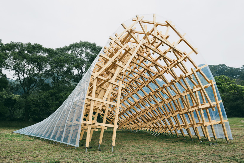 kengo kuma wind eaves pavilion hsinchu county taiwan designboom 