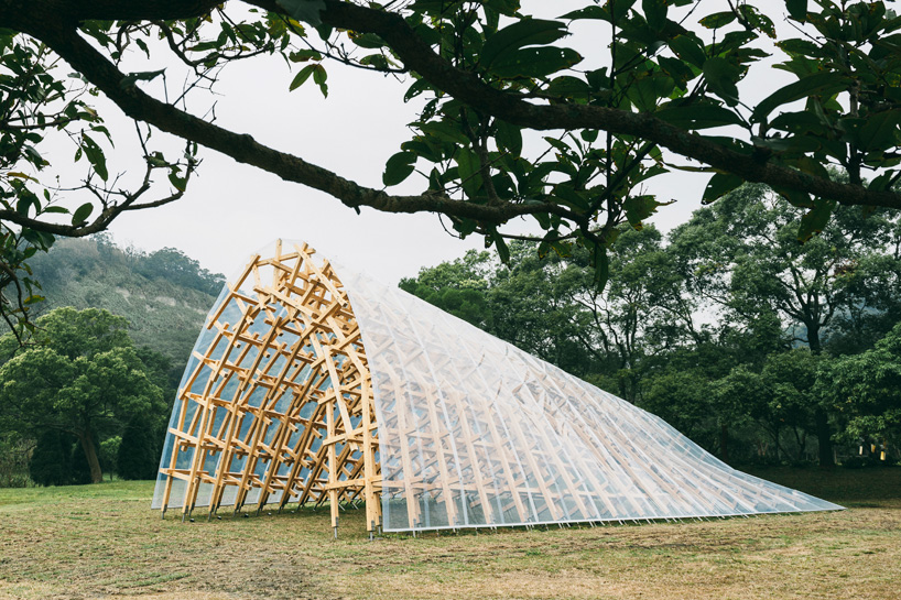 kengo kuma wind eaves pavilion hsinchu county taiwan designboom 