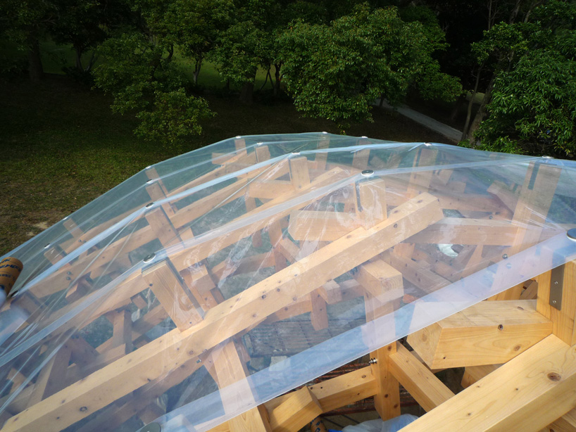 kengo kuma wind eaves pavilion hsinchu county taiwan designboom 
