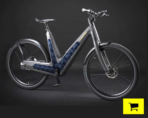 solar e-bike by leaos, now on the designboom shop!