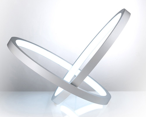 leonardo criolani designs limited-edition steel infinity light