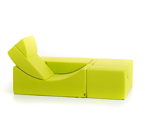 moon chaise lounge by LINA can be used as table, sofa or chair