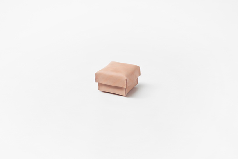 nendo suntan pattern leather designboom 
