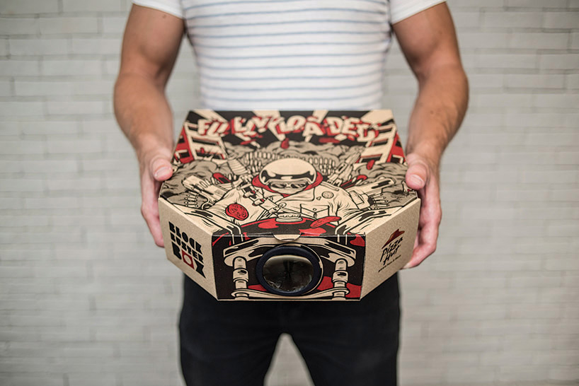 Pizza Hut + Ogilvy designed a limited edition pizza-box with a