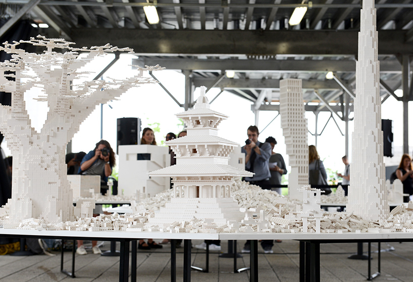 top architects build LEGO city for olafur eliasson's NY collectivity project
