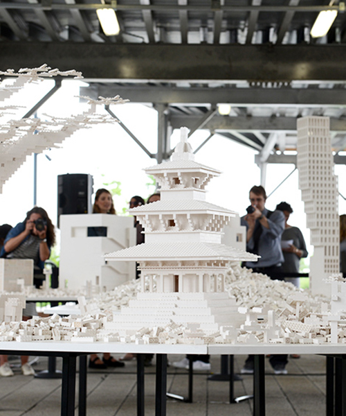 top architects build LEGO city for olafur eliasson's NY collectivity project