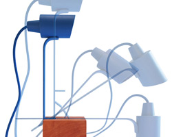 pascali semerdjian arquitetos designs minimal, two piece ani lamp