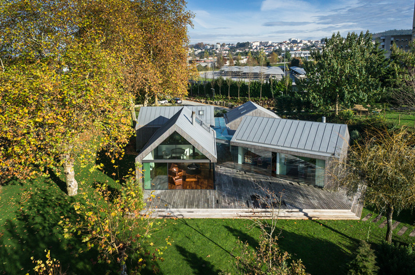 prod architecture house with four houses portugal designboom
