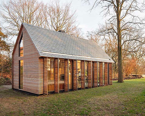 zecc architecten tucks recreation house away in rural netherlands