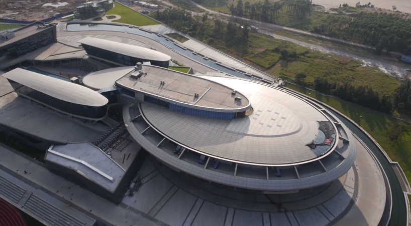 office building in china is a homage to star trek s USS enterprise