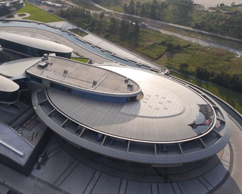 office building in china pays homage to star trek's USS enterprise