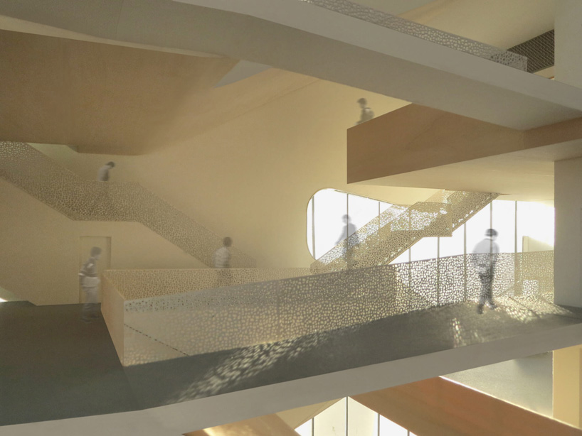 steven holl hunters point community library queens new york designboom