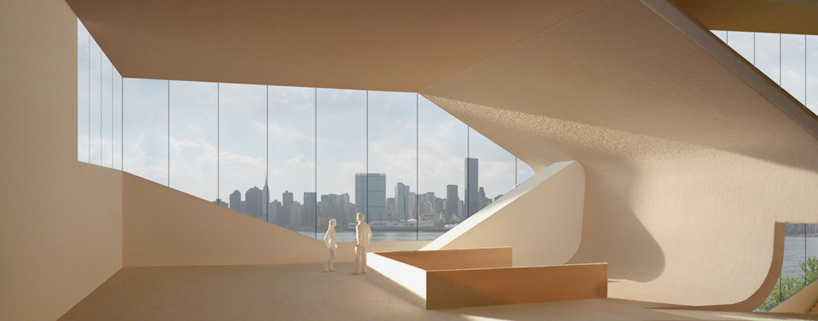 steven holl hunters point community library queens new york designboom