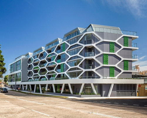 tony owen partners creates hexagonal alpha lewisham flats