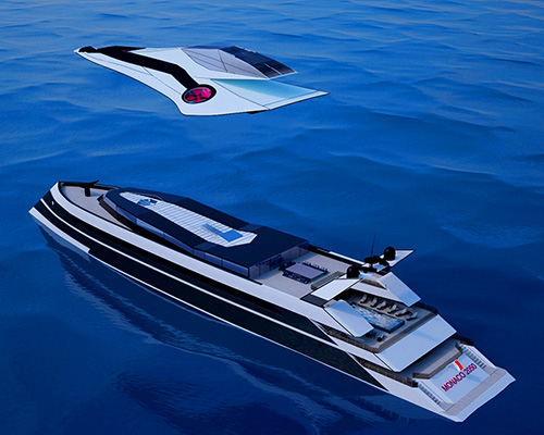 vasily klyukin envisions flying yacht concept for monaco 2050