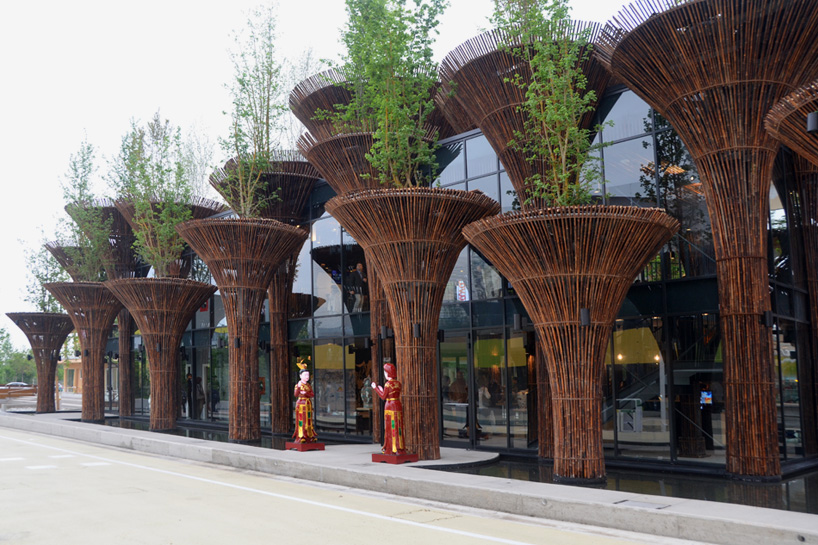 bamboo vietnam pavilion by vo trong nghia architects at expo milan 2015