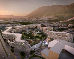 zaha hadid's first project in mexico is a housing complex in monterrey